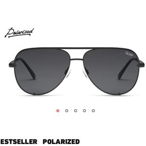 Quay high key mini black sunglasses